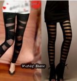 Legging Rasgada c/ renda