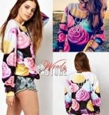 Casaco Flores