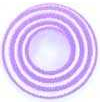 G&G Spiral Violet and White
