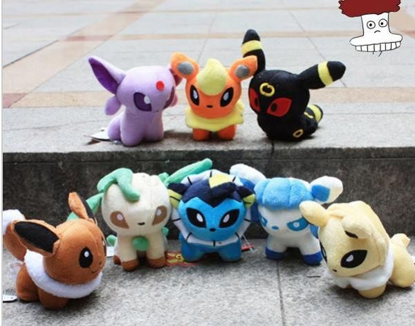 Kit com 8 pokemons