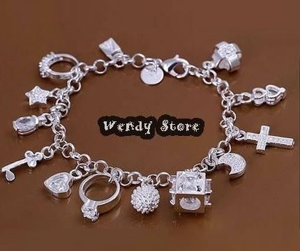 Pulseira com pingentes