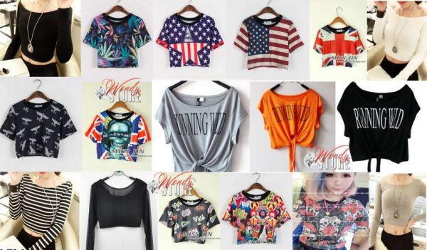 Blusinhas várias estampas