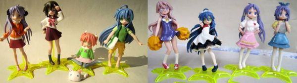 Kit 4 figures Lucky Star