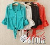 Camisa com renda 2