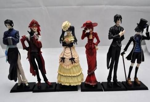 Kit com 6 figures Kuroshitsuji