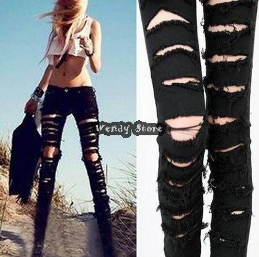 Calça Rasgada