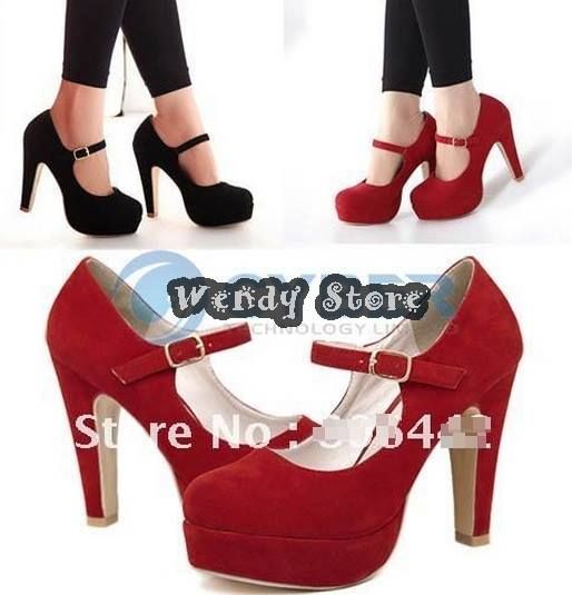 Scarpin veludo
